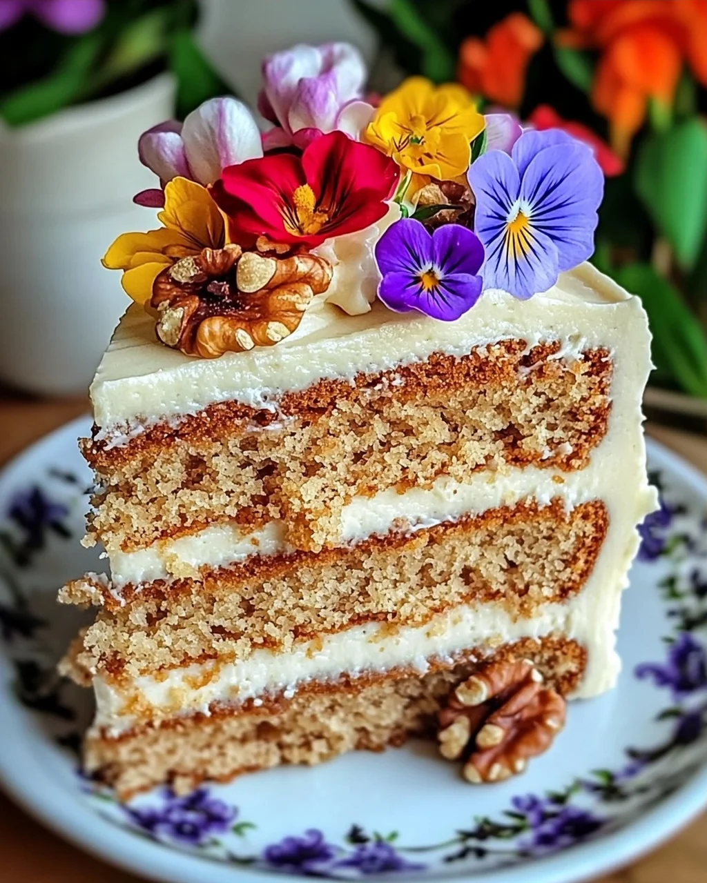 Ahorn-Walnuss-Kuchen für den perfekten Frühling