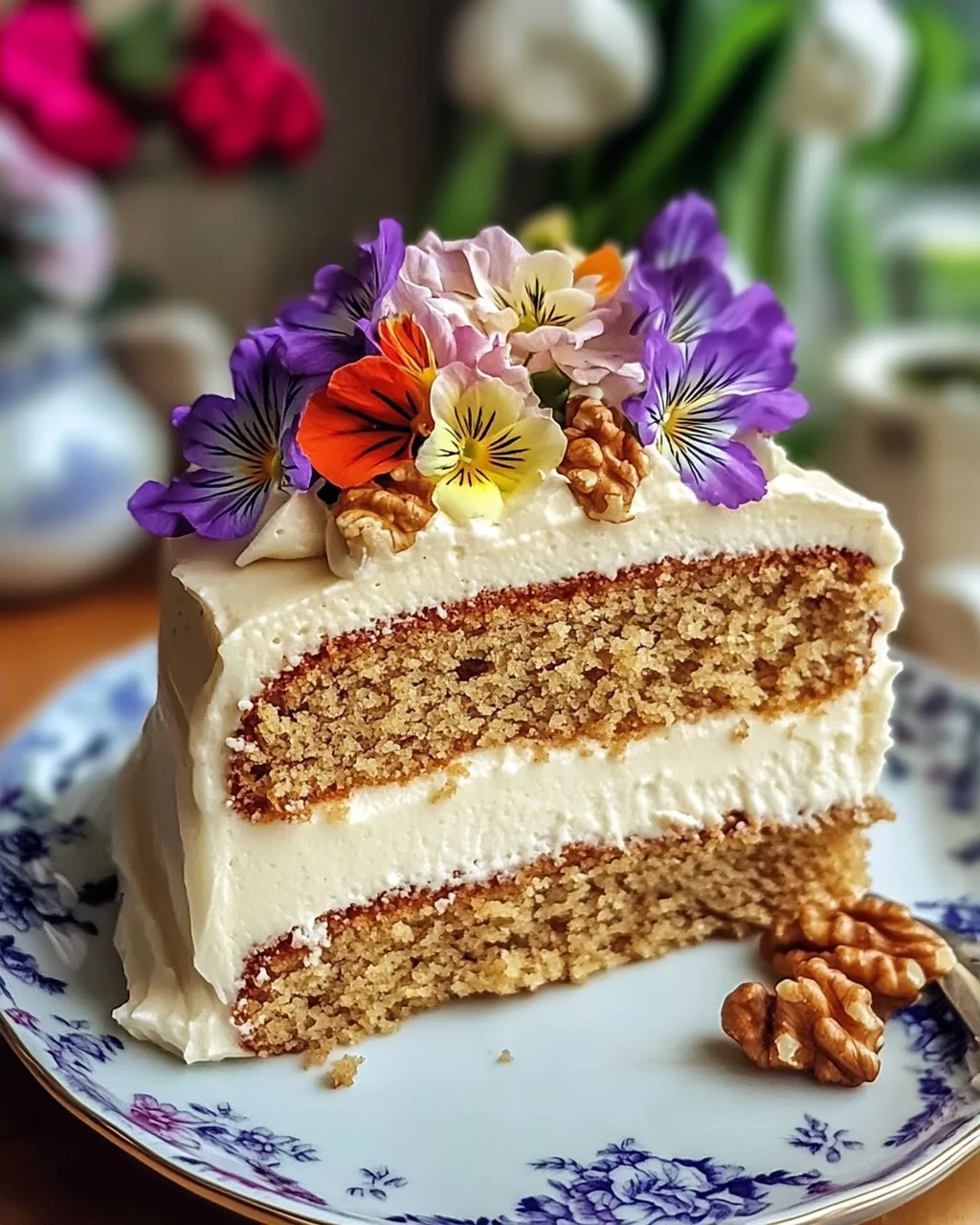 Ahorn-Walnuss-Kuchen für den perfekten Frühling