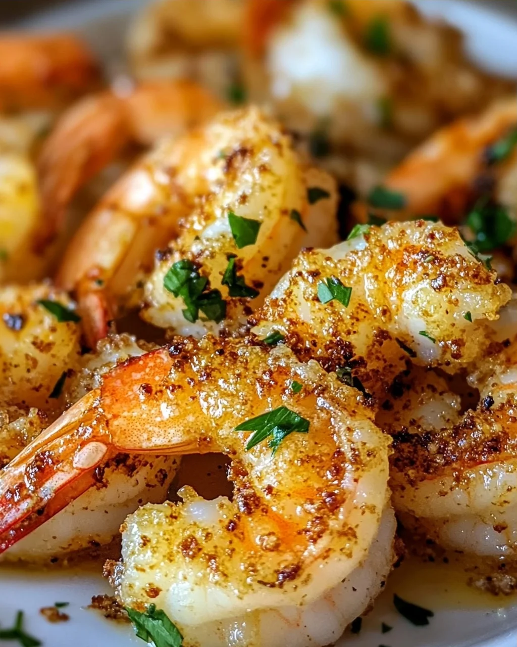 Air Fryer Knoblauch Parmesan Garnelen