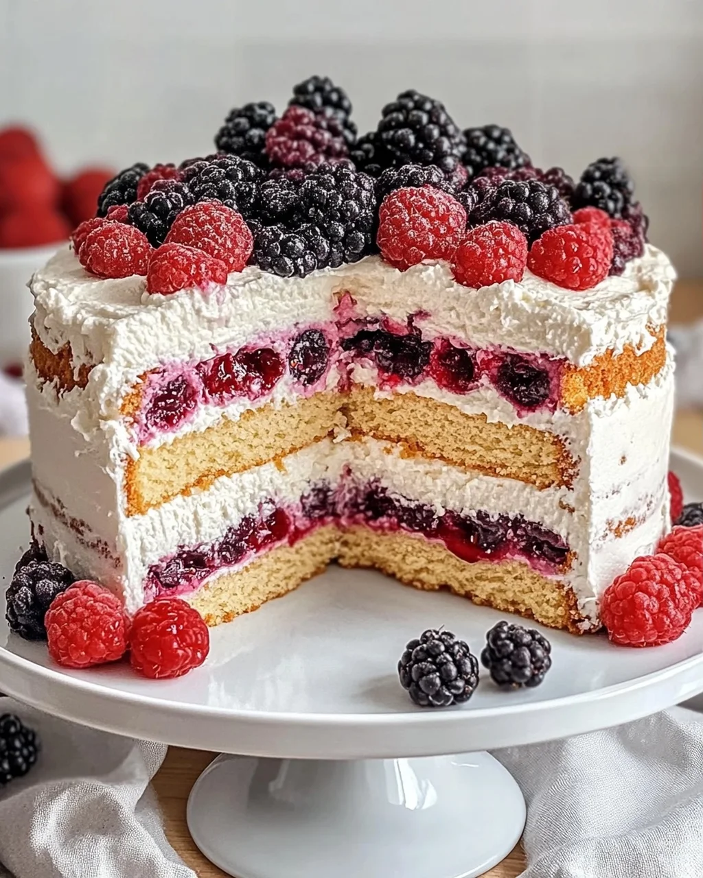 Beeren Käsesahne Torte