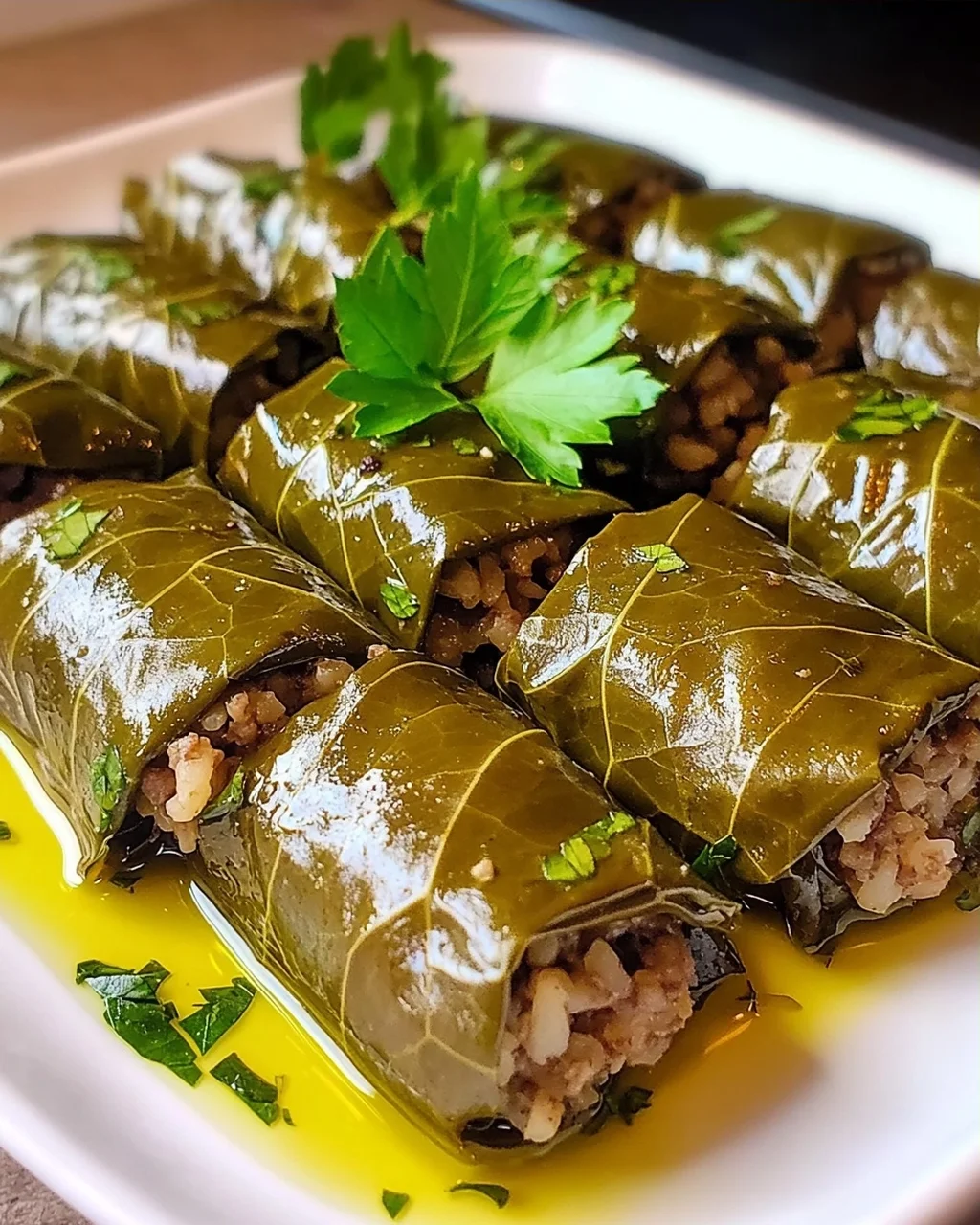 Dolmades: Einfache gefüllte Weinblätter aus Griechenland