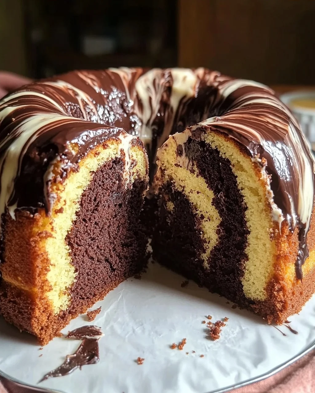 Eierlikör-Marmorkuchen