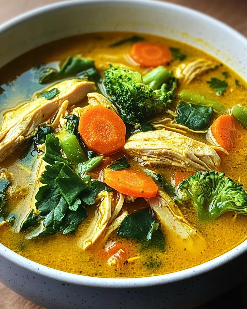 Entzündungshemmende Kurkuma-Hühnersuppe