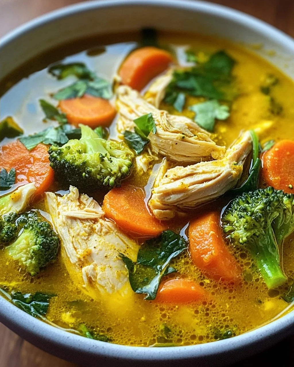 Entzündungshemmende Kurkuma-Hühnersuppe