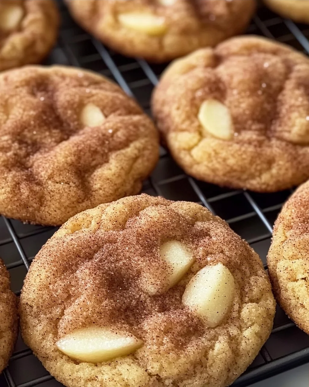 Gewürzte Apfel-Zimt Snickerdoodle Cookies