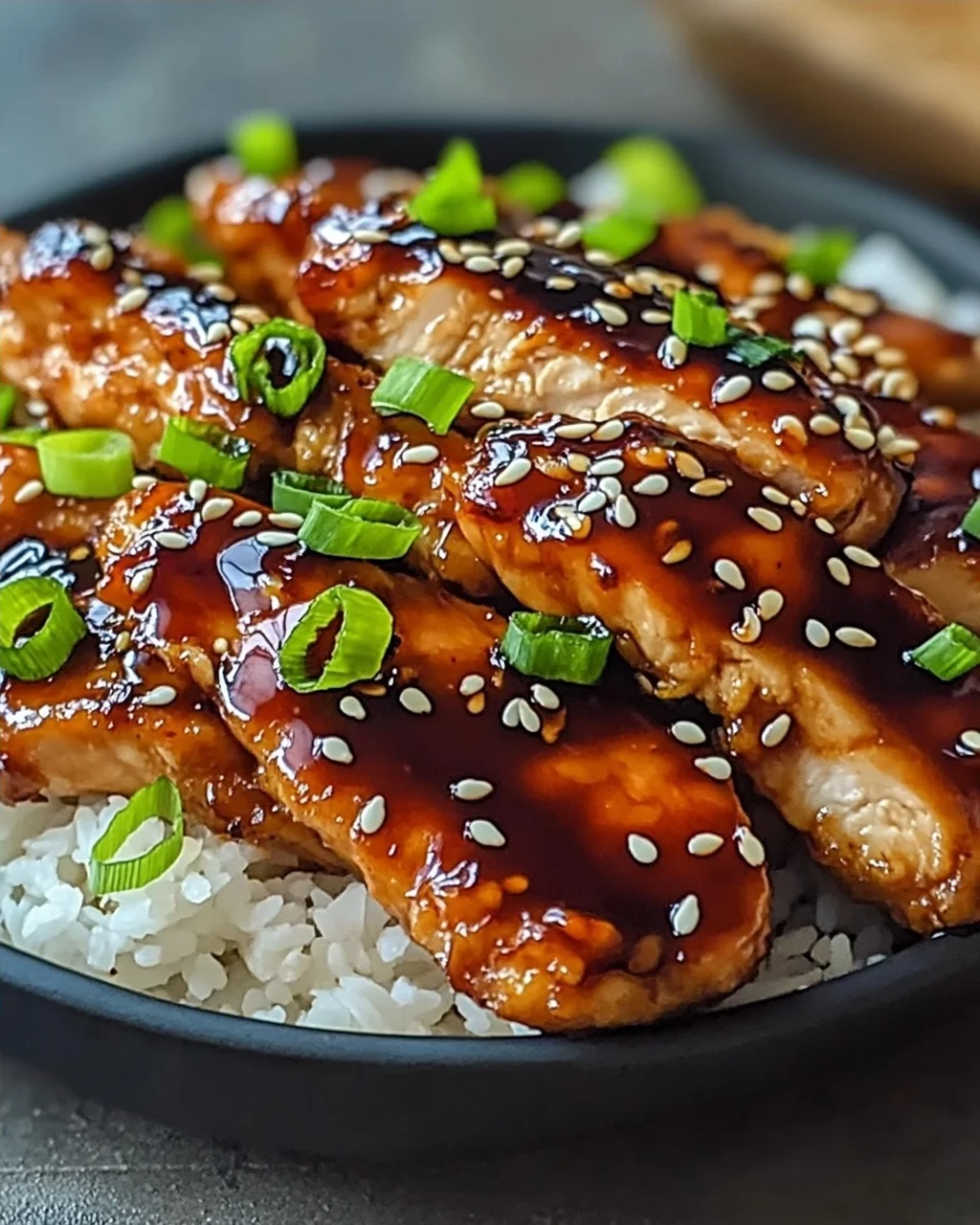 Hähnchengeschnetzeltes Teriyaki