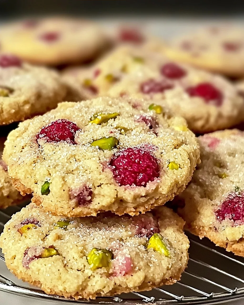 Himbeer-Pistazien-Shortbread-Kekse für jeden Anlass