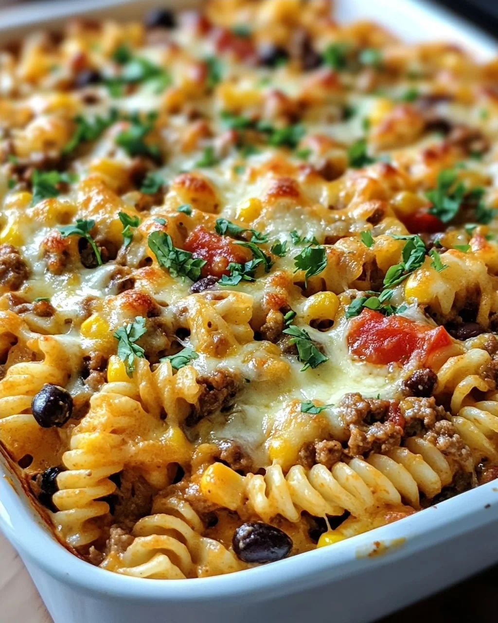 Käse-Taco-Stick-Pasta-Auflauf