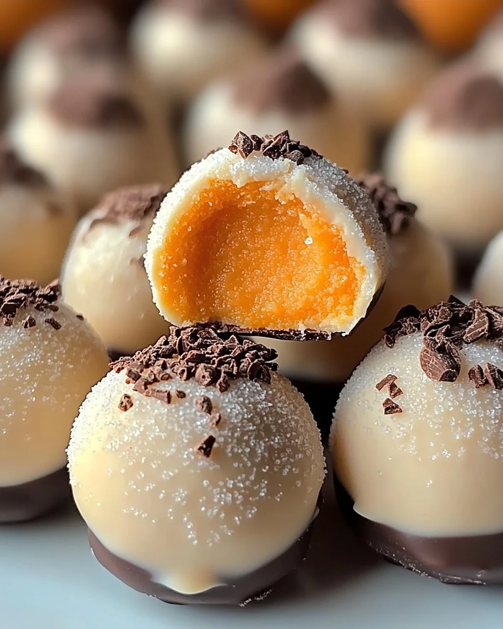 Kürbis Käsekuchen Pralinen für den perfekten Herbstsnack