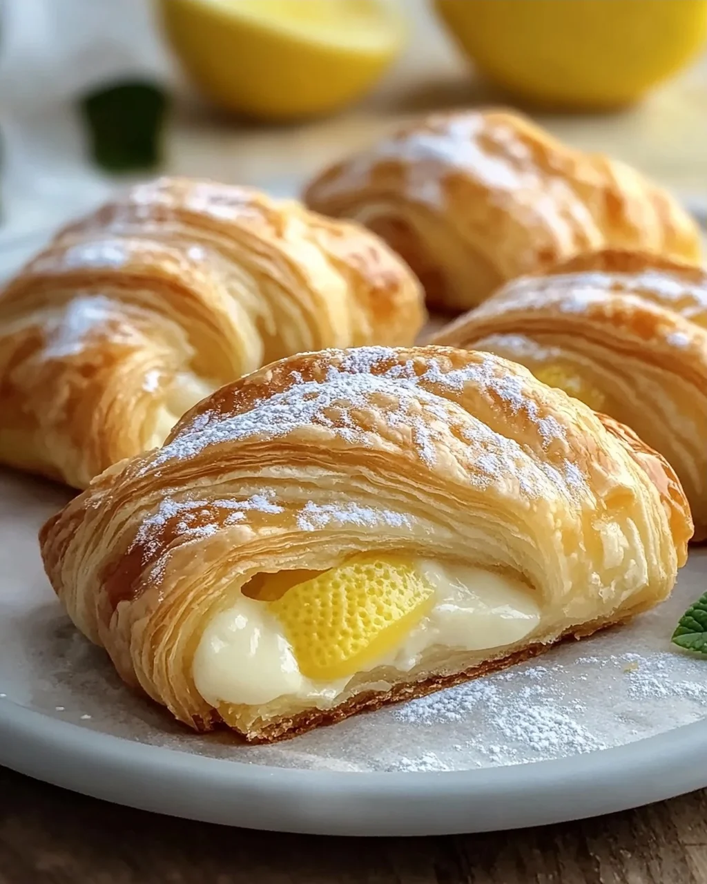 Lemon Cream Cheese Crescent Danish – Frischer Genuss für Jeden!