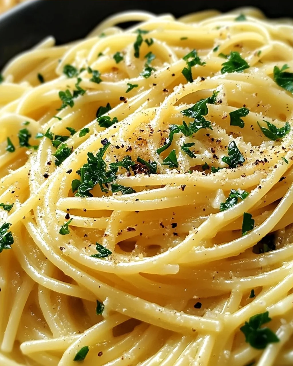 One Pot Knoblauch Käse Pasta