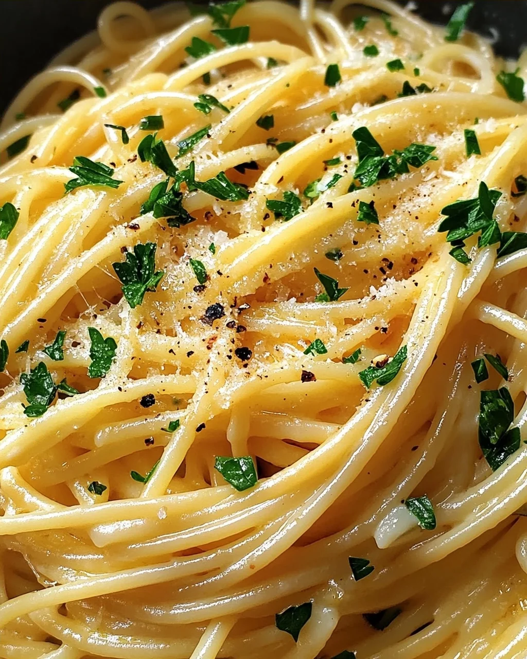One Pot Knoblauch Käse Pasta
