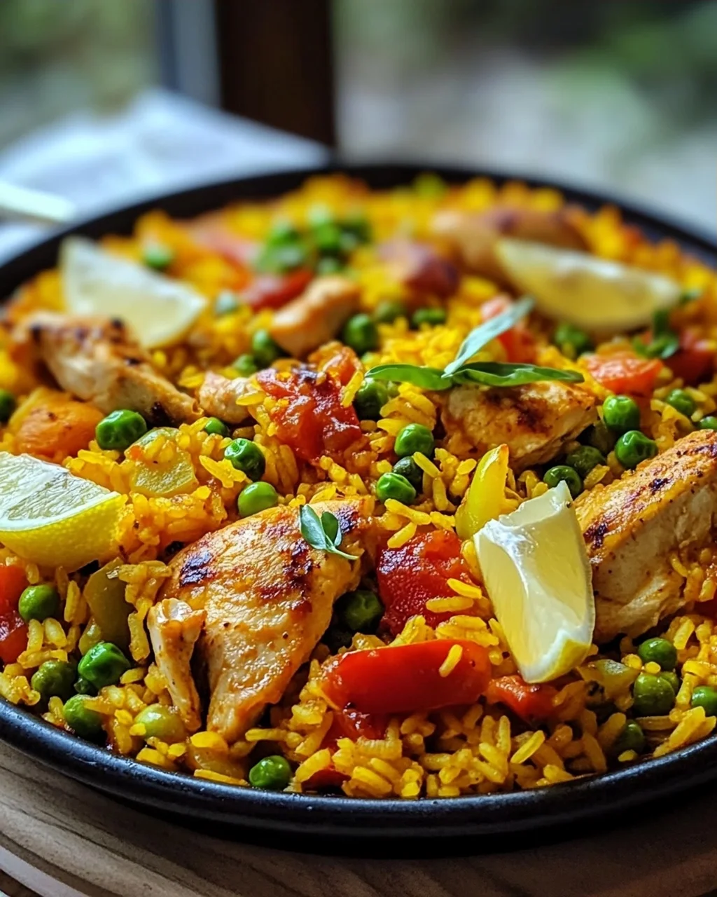 Paella mit Hähnchen