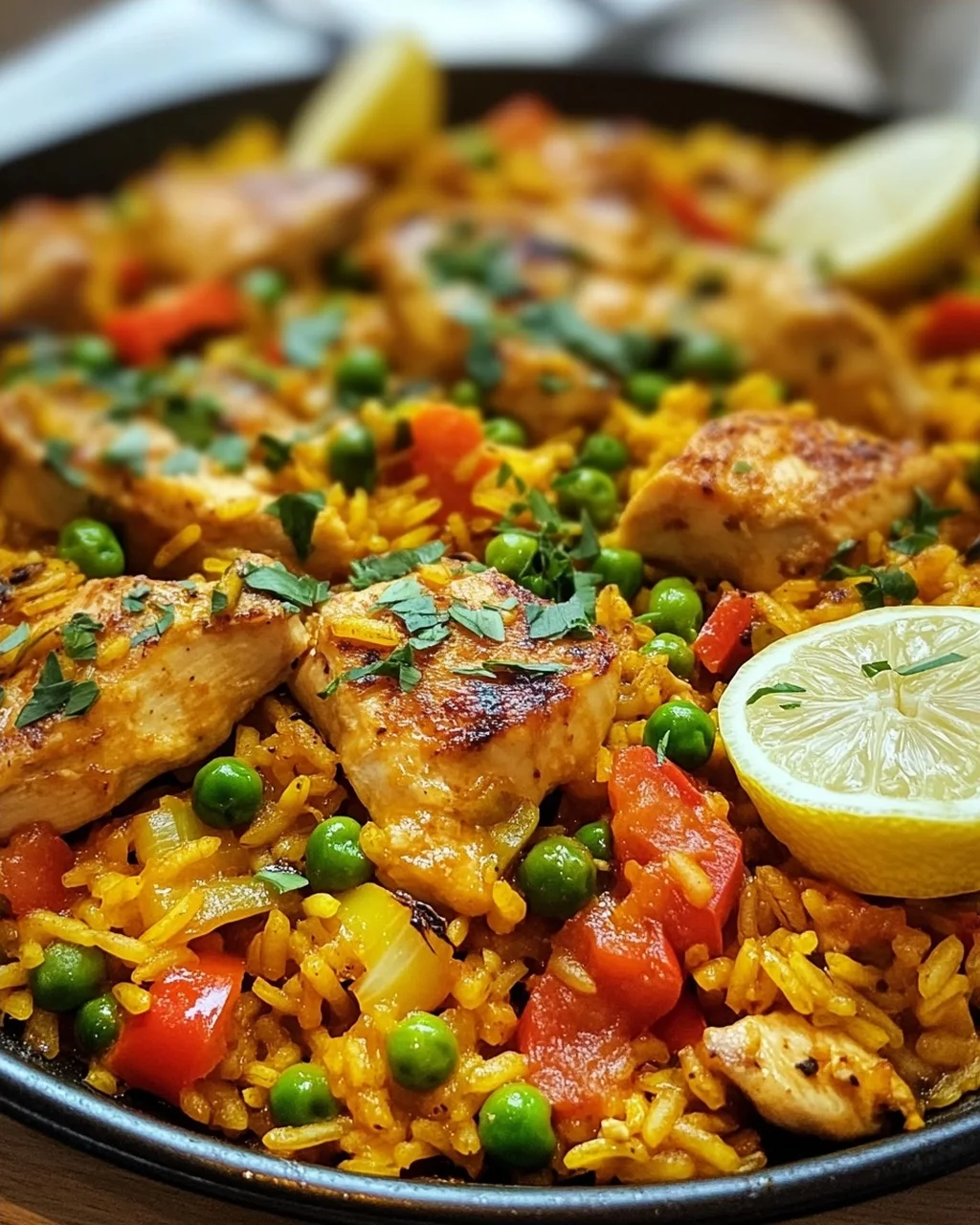 Paella mit Hähnchen