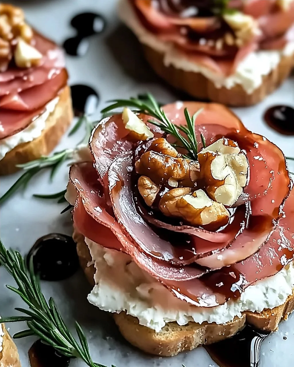 Schöne Prosciutto-Rose für festliche Anlässe