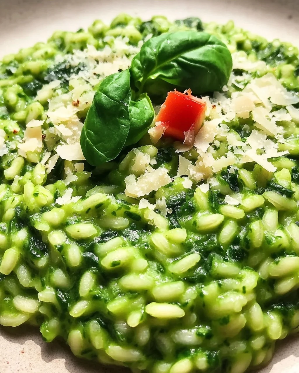 Spinat-Risotto mit frischen Kräutern