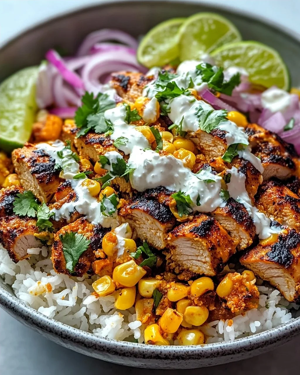Tasty Street Corn Chicken Bowl