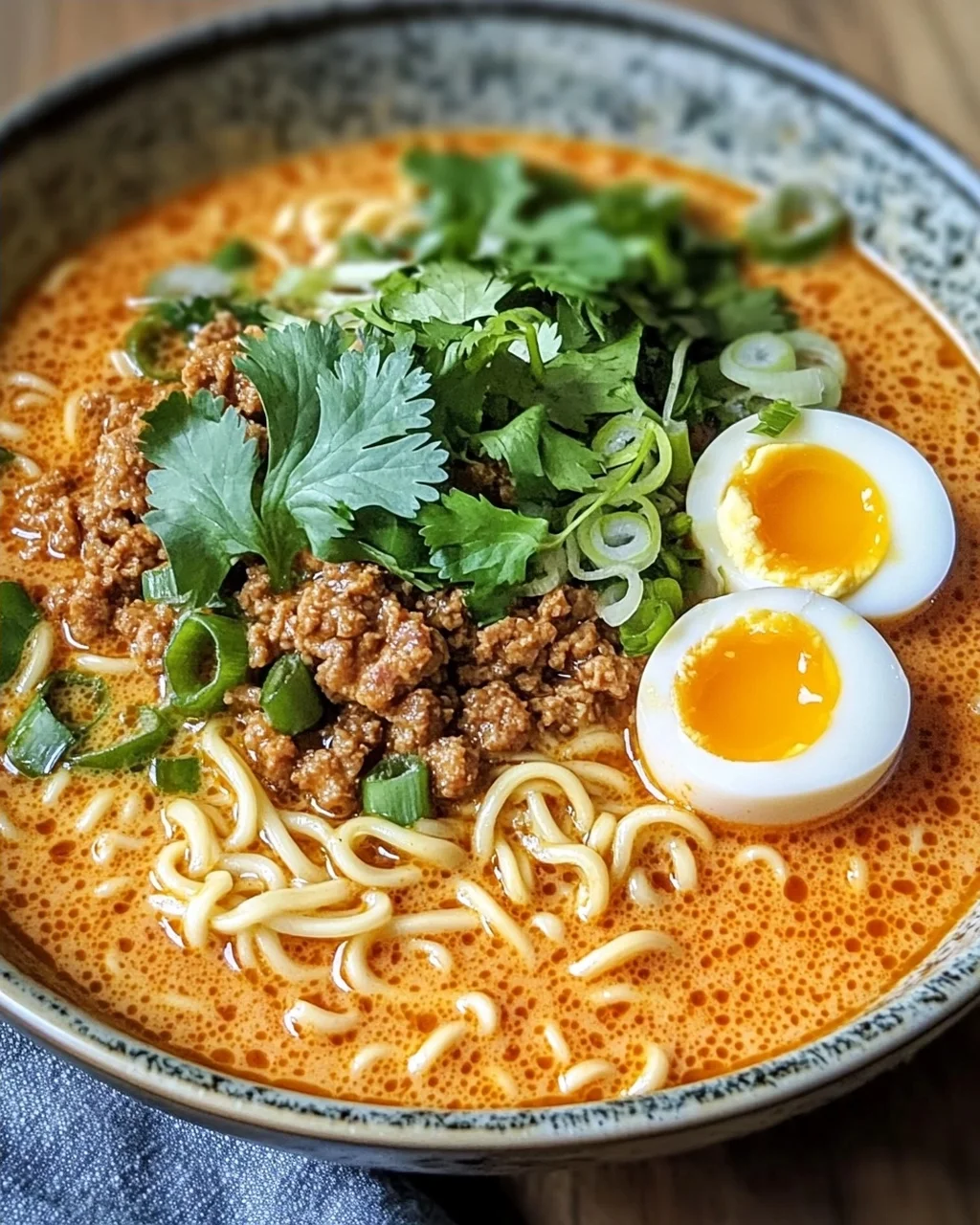 Thai Kokosnuss-Curry-Ramen in 30 Minuten