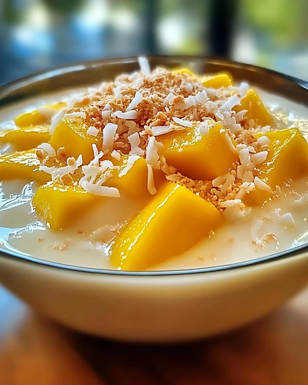 Thailändischer Kokosnuss-Pudding: Cremig und Lecker