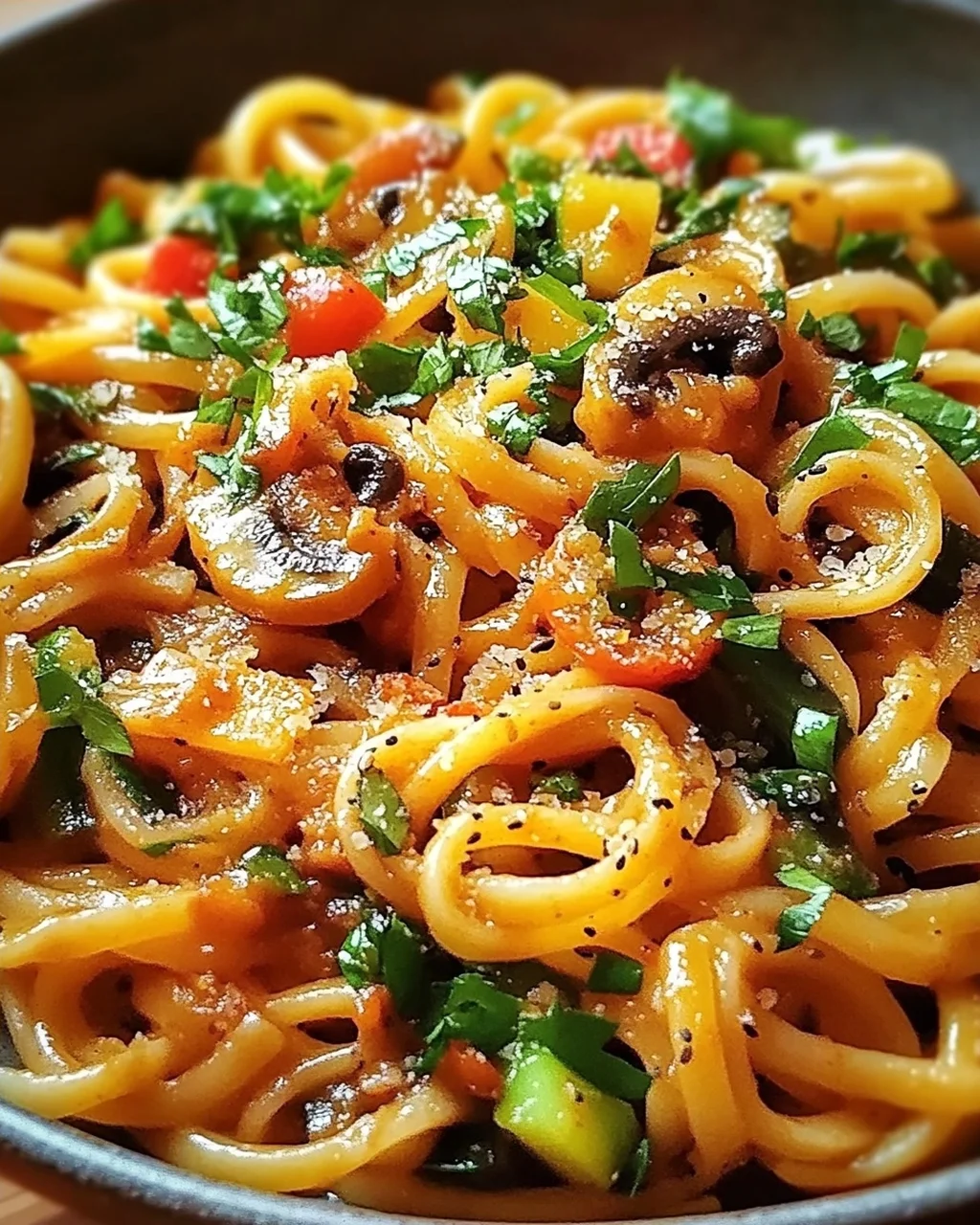Würzige Miso Pasta