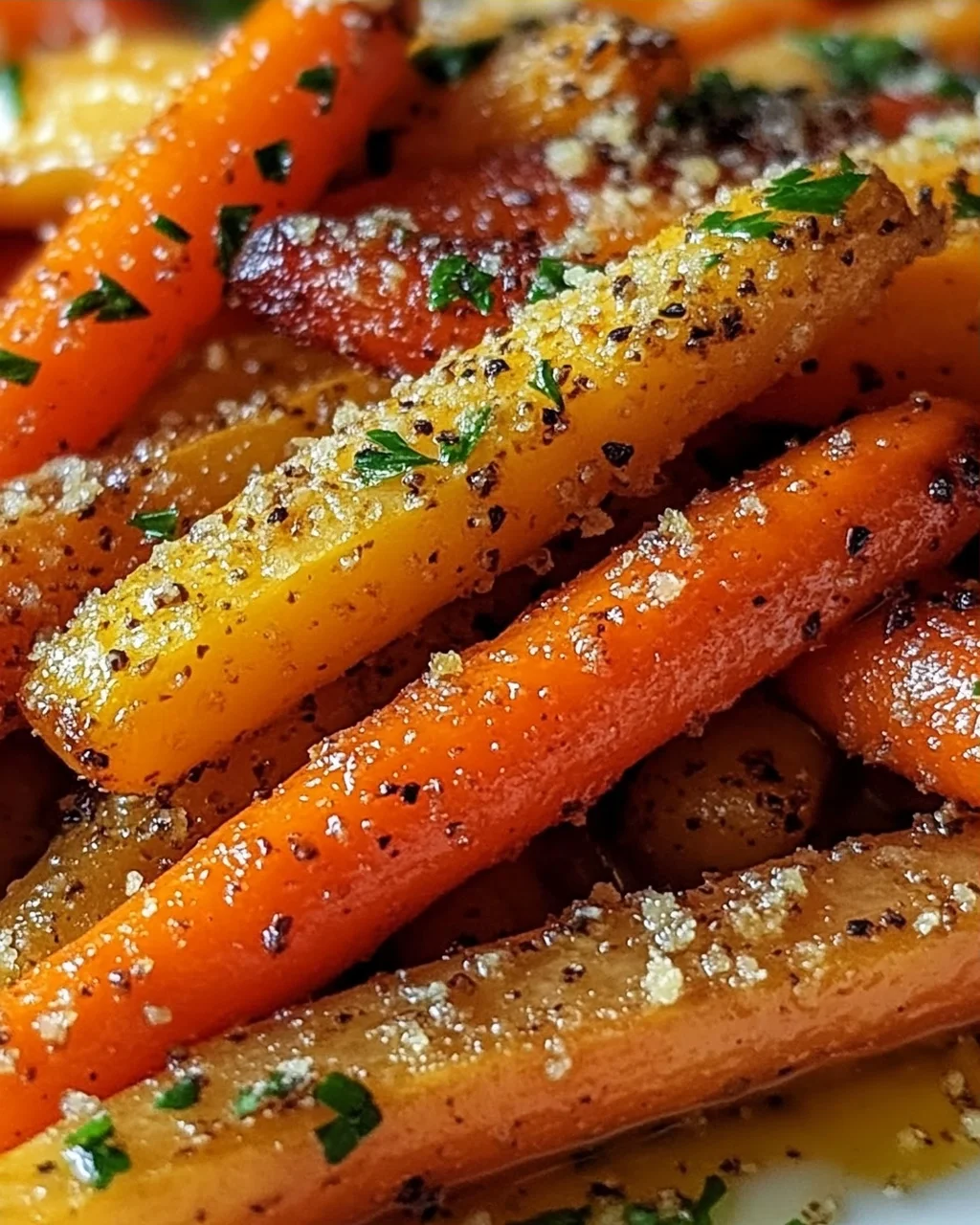 Zerschlagene Karotten: Knusprig und Gesund genießen