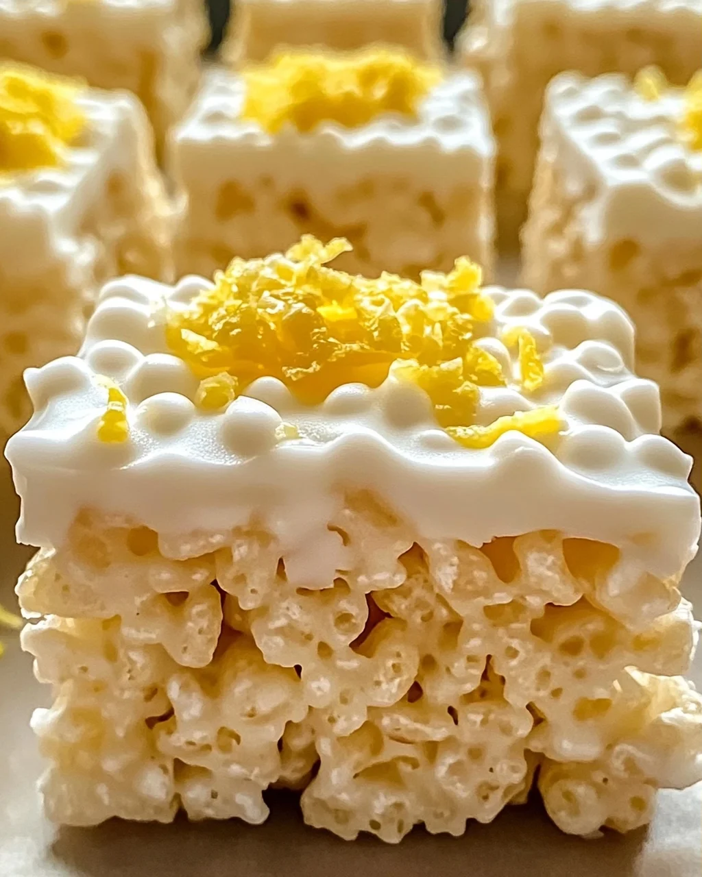 Zitronen Rice Krispy Leckerbissen für jeden Anlass