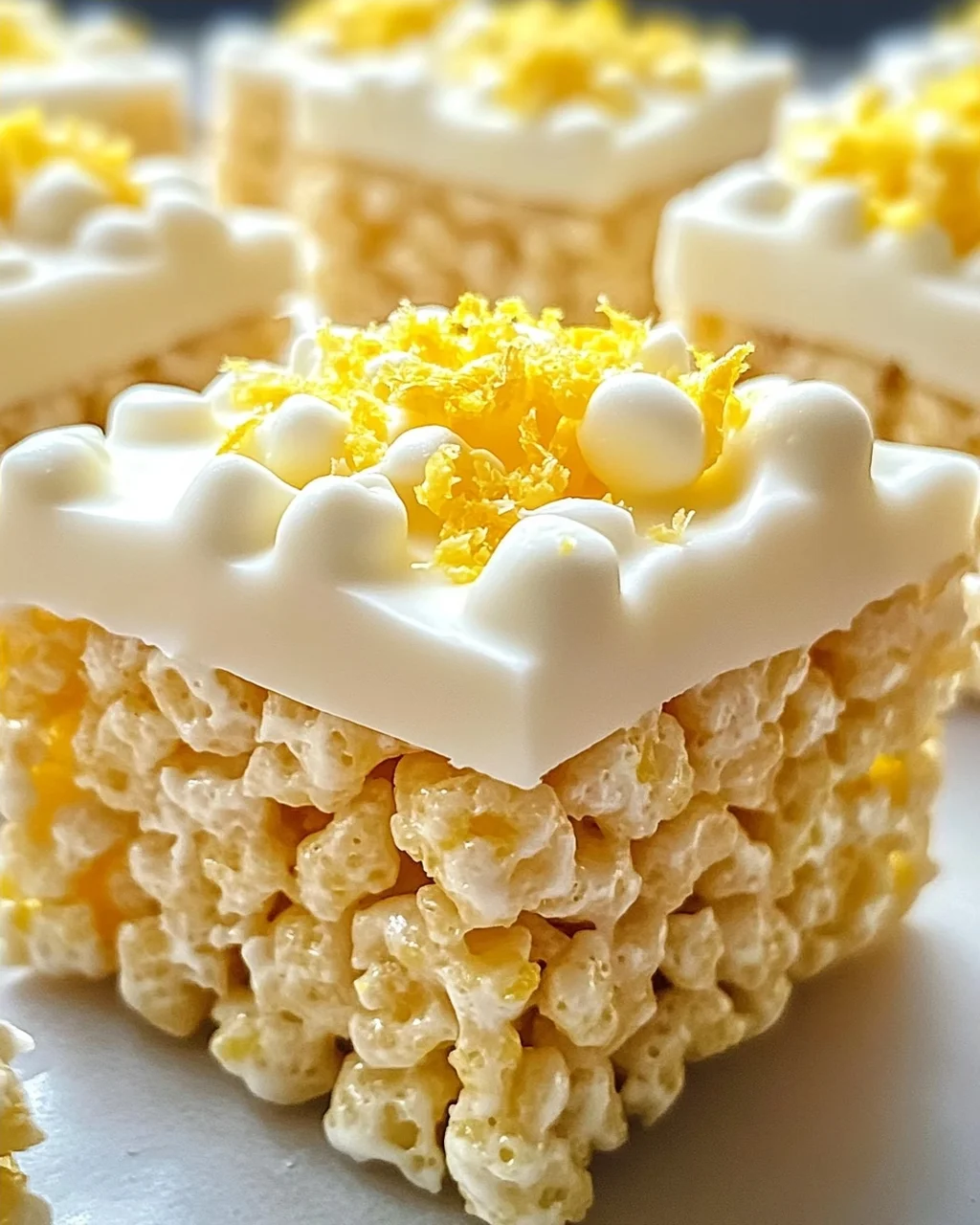 Zitronen Rice Krispy Leckerbissen für jeden Anlass
