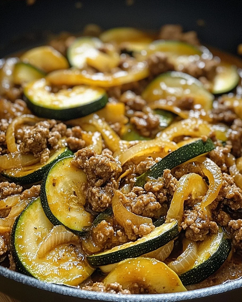 Zucchini-Hack-Pfanne